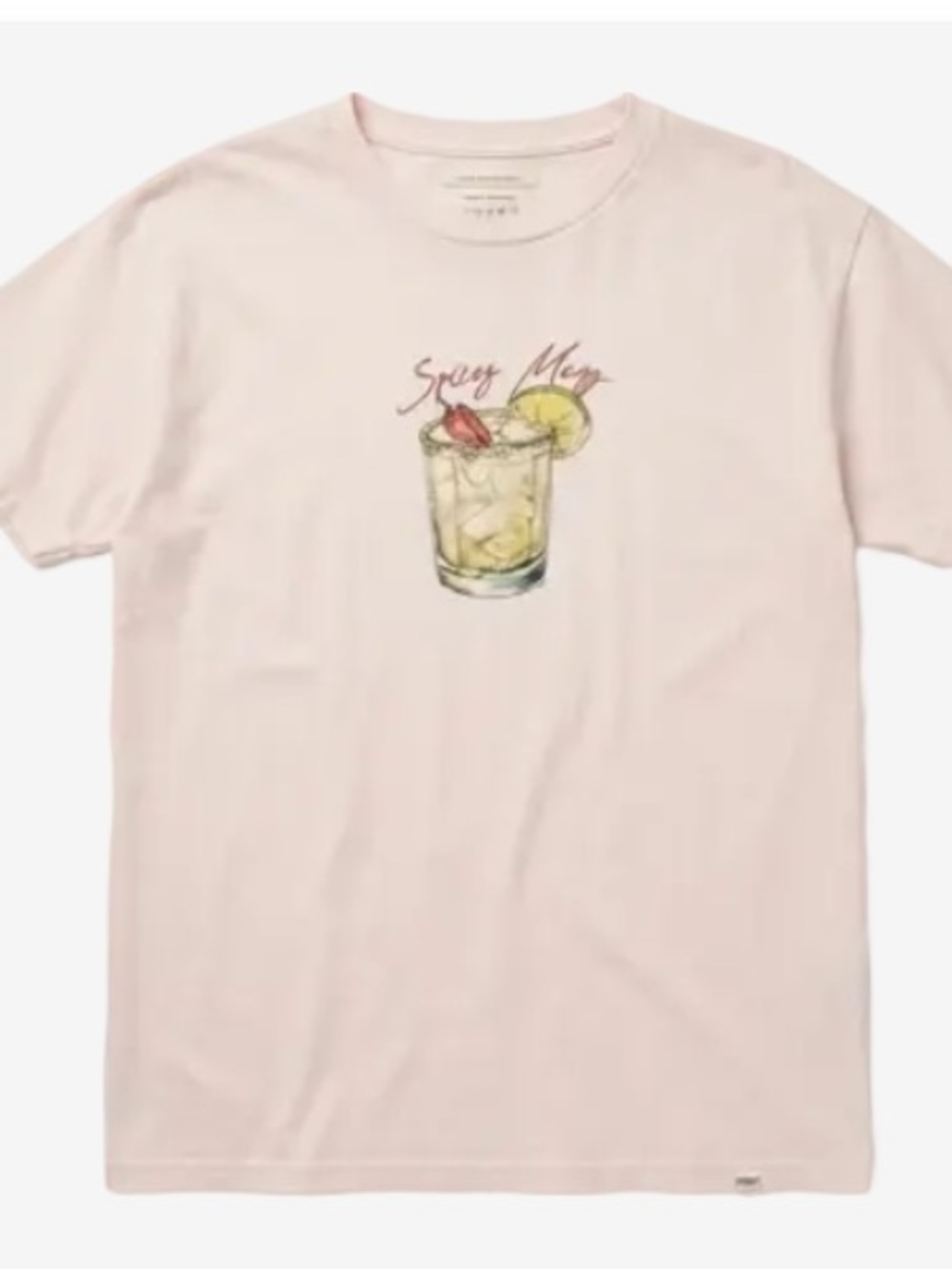Anthropologie Light Pink 'Spicy Mary' Graphic Tee